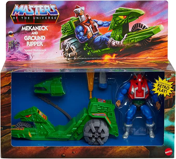 mekaneck and ground ripper masters of the universe origins vehicle playset