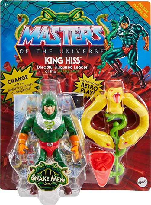King hiss snake men masters of the universe origins deluxe