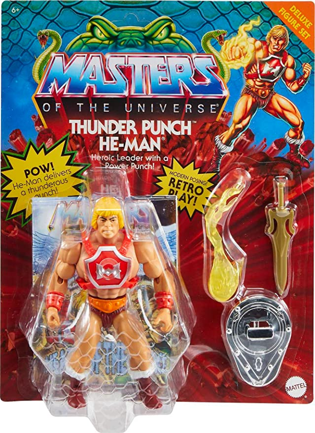 thunder punch he-man snake men masters of the universe origins deluxe
